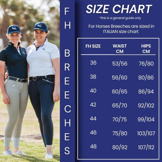 FOR HORSES BREECHES SIZE CHART BOUTIQUE EQUINES -3