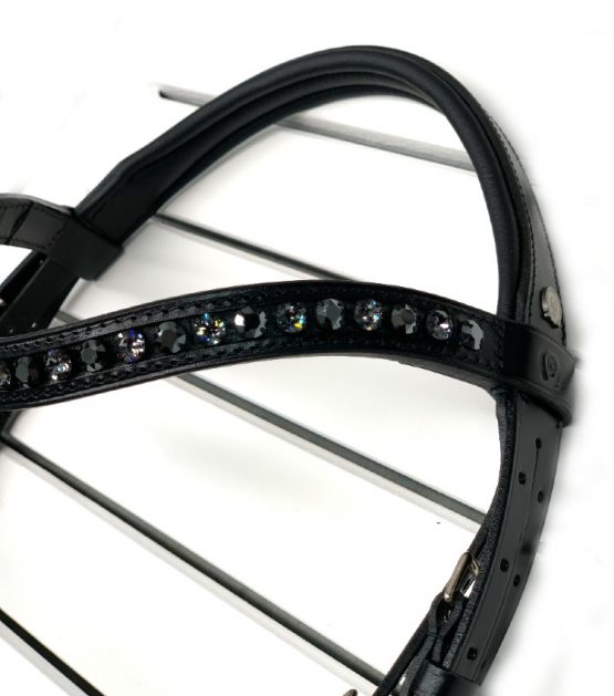 BLACK LINE SNAFFLE BROWBAND