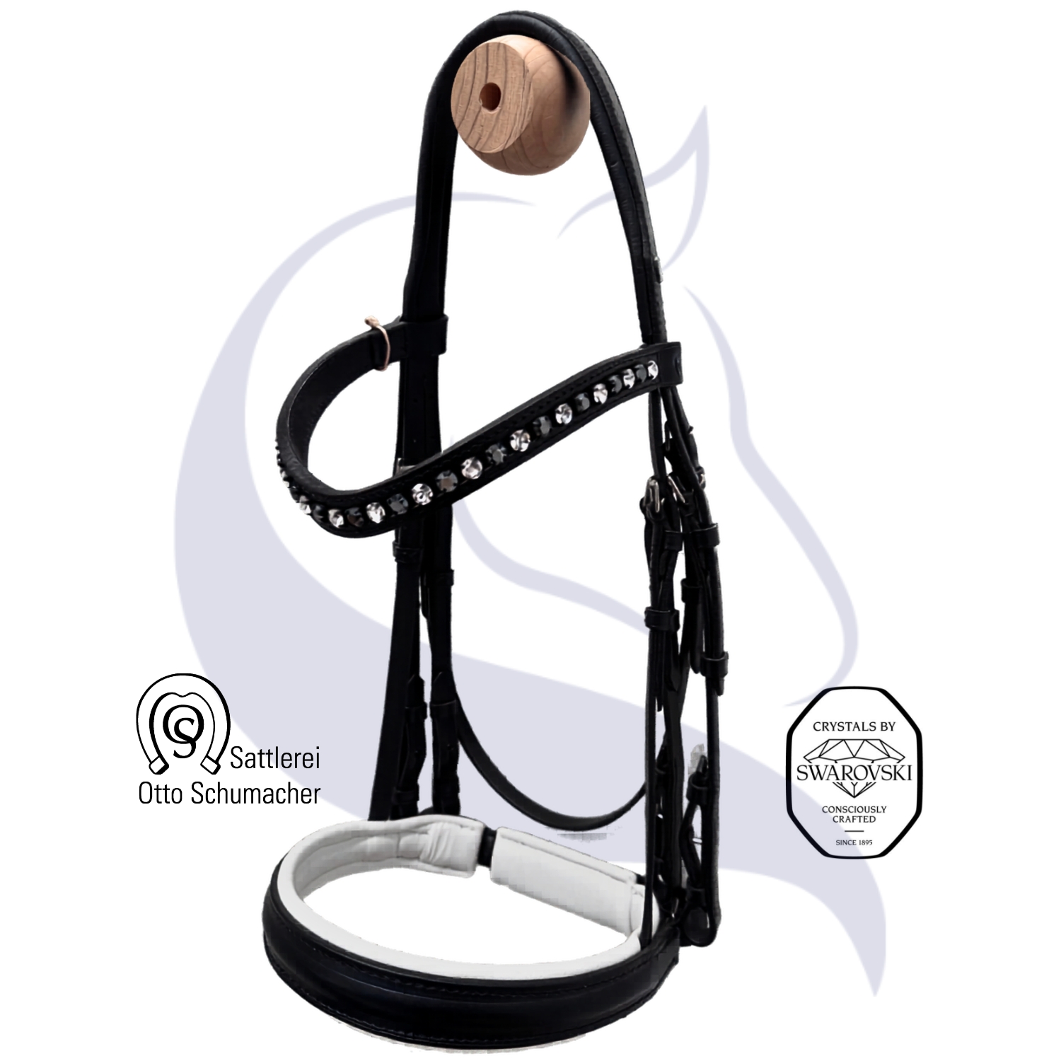 Otto Schumacher Black line Double White Boutique Equines V3