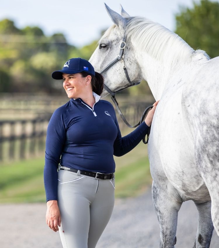 Boutique Essentials Kaitlin Long Sleeve Navy