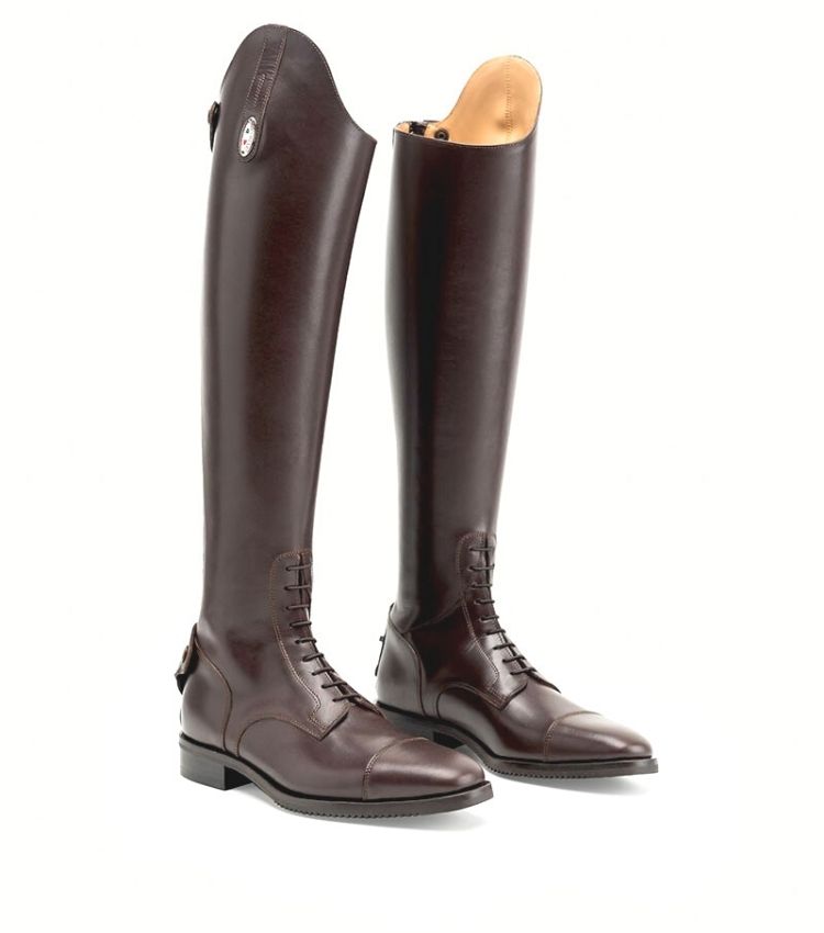 Secchiari Donna 100W Brown Jumping Top Boots Boutique Equines