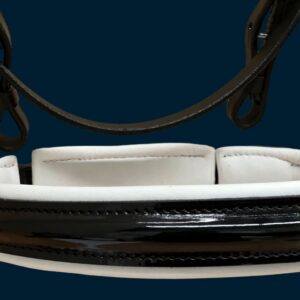 Otto Schumacher Black Line Patent White Boutique Equines