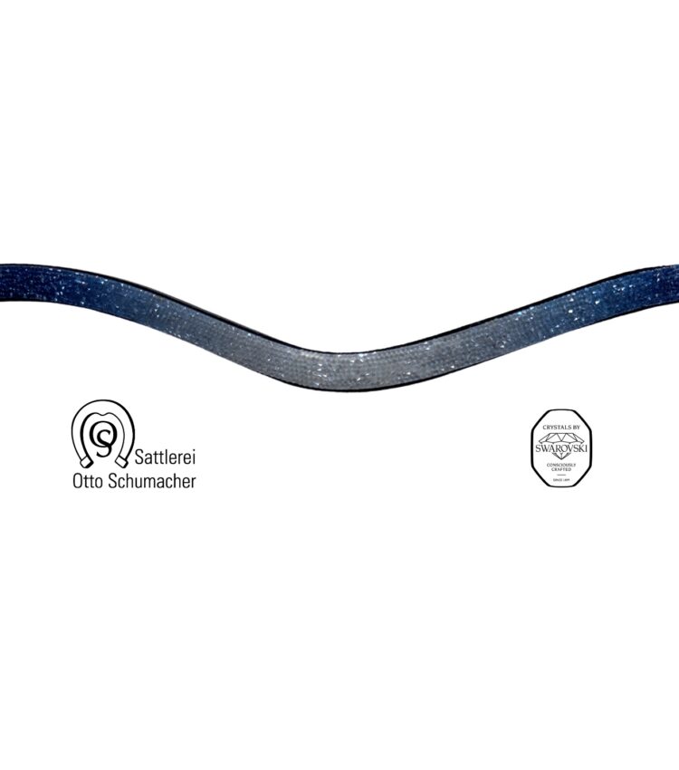 Otto Schumacher Rocks Browband Navy Shading Boutique Equines