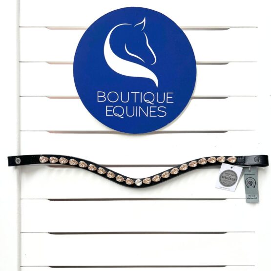 Otto Schumacher Drops Light Silk Browband Boutique Equines -2