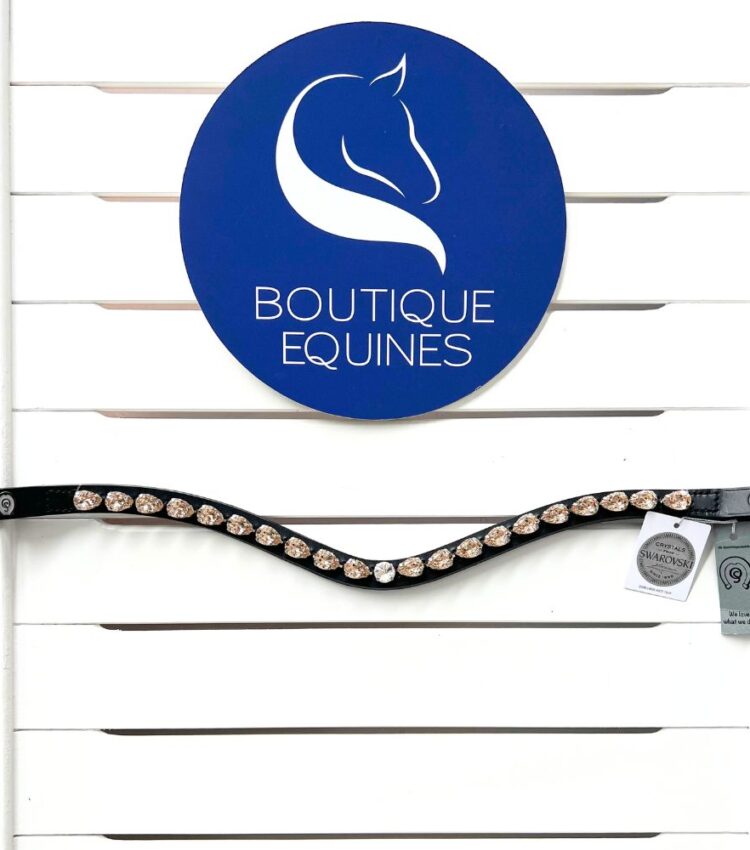 Otto Schumacher Drops Light Silk Browband Boutique Equines -2