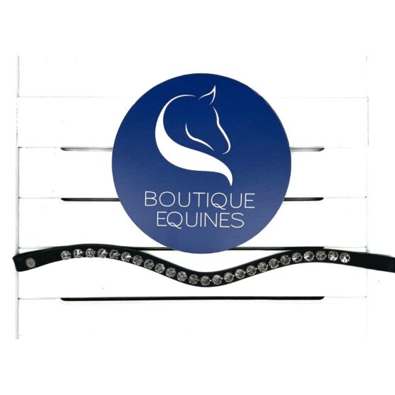 Otto Schumacher Rivoli Patina Black Browband Boutique Equines (1)