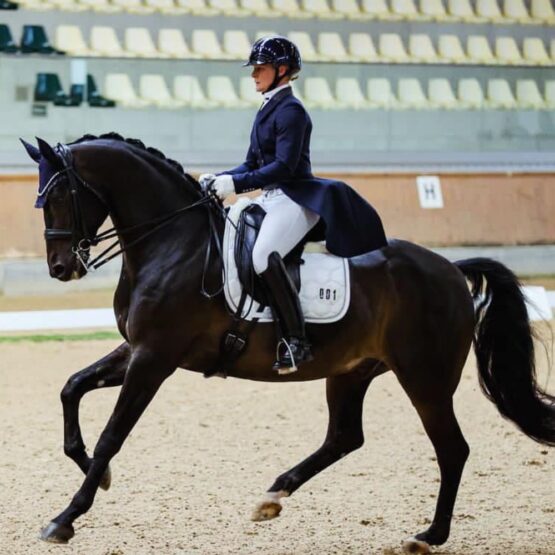 Hayley Beresford Juul C Navy Diamond Tailcoat Boutique Equines