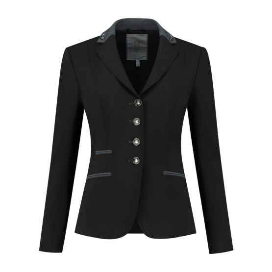 Juul C Jacket Black Diamond front Boutique Equines