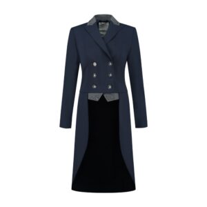 Juul C Tail Coat Navy Boutique Equines (1)