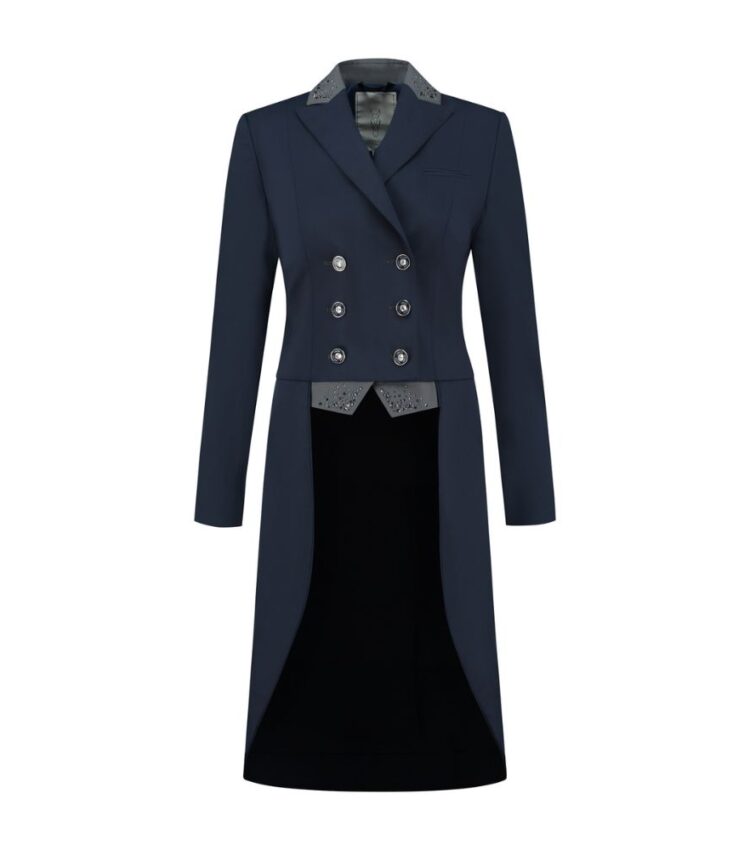 Juul C Tail Coat Navy Boutique Equines (1)