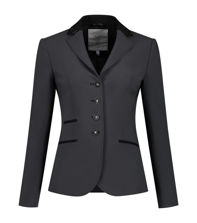 Juul C jackets Anthracite front Boutique Equines