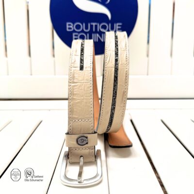 Otto Schumacher Fineline Croco Belt Boutique Equines