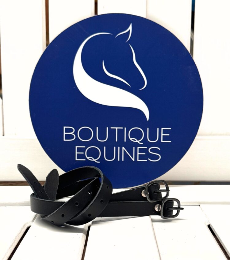 Otto Schumacher Black Spur Straps Boutique Equines