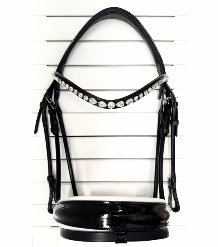 Otto Schumacher Bellevue Glamour Patent Snaffle Boutique Equines