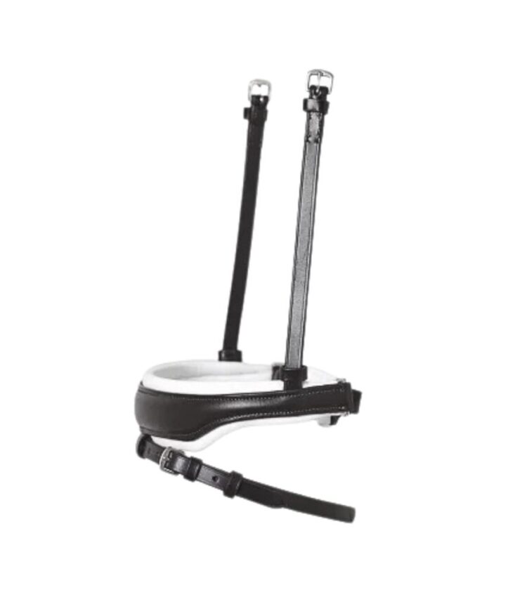 SD Design Black white noseband cut away Boutique Equines