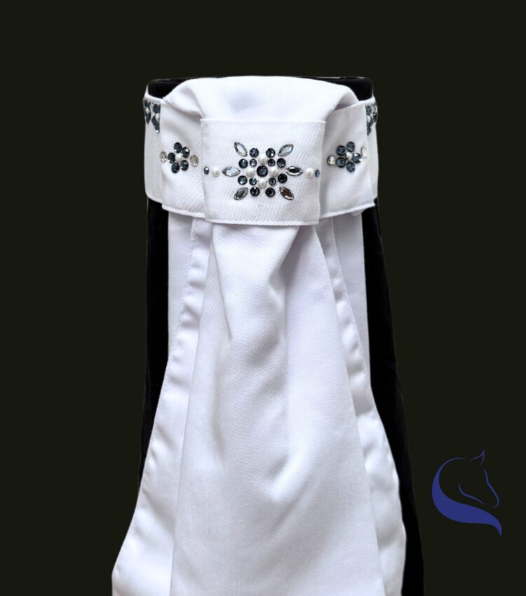 Boutique Equines Bespoke Swarovski Stock Tie background